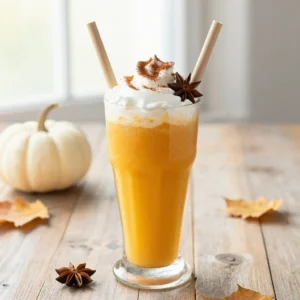 Pumpkin Spice Protein Smoothie for Fall Morning Energy