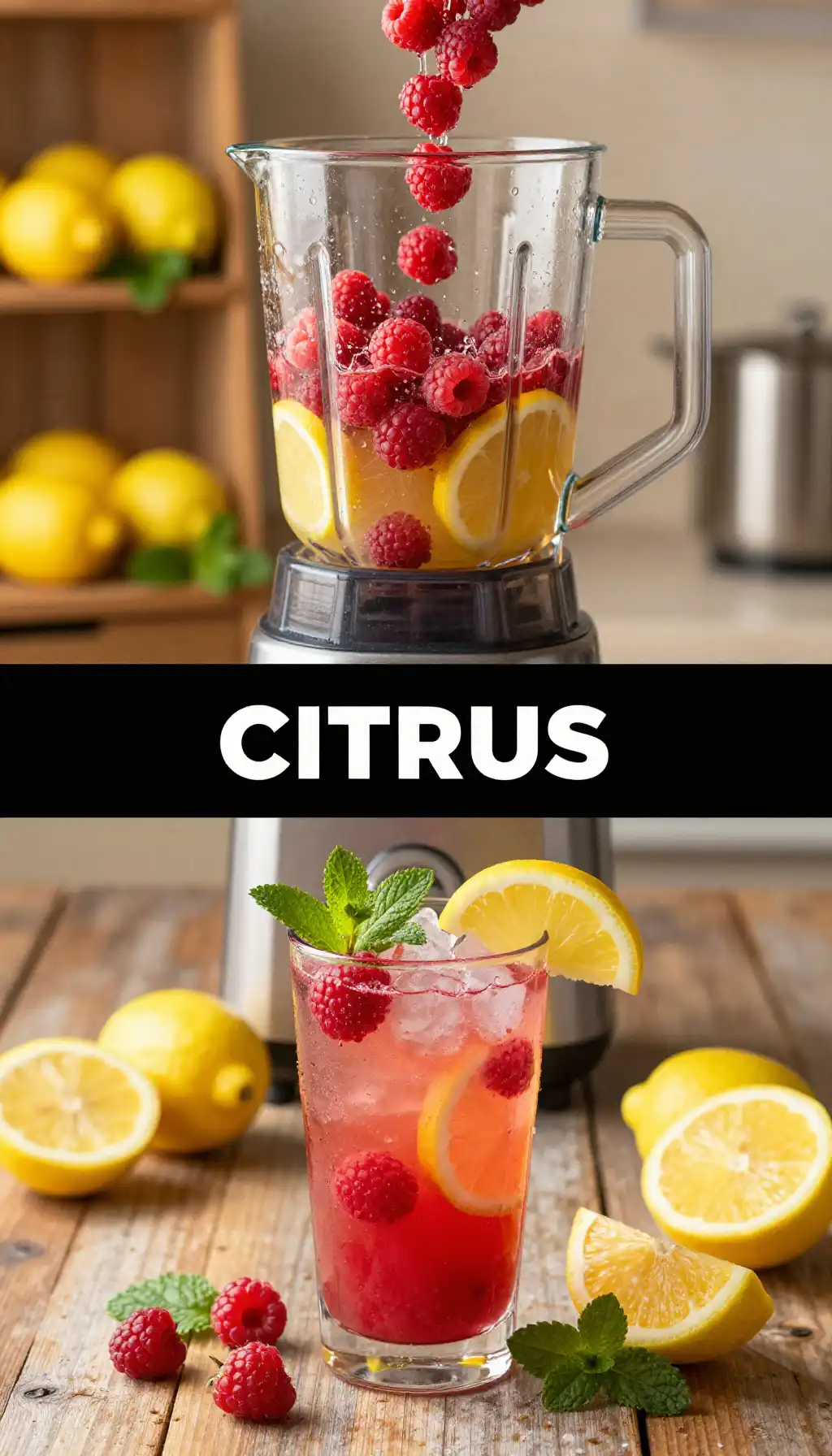 Raspberry Lemonade Smoothie for Summer Refreshment