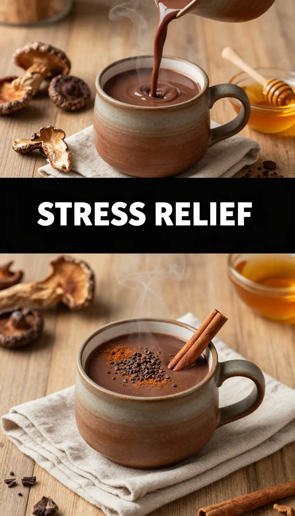 Reishi Hot Cacao for Stress and Immunity
