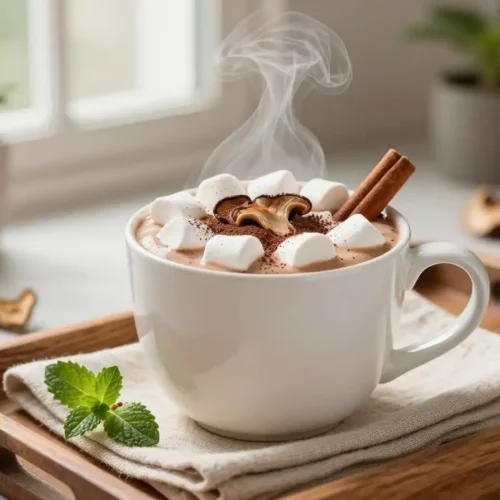 Gooey Reishi Hot Chocolate for Ultimate Stress Relief