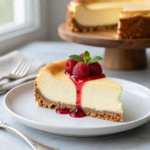 Creamy Ricotta Sweet Cream Cheesecake Recipe