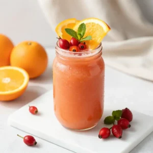 Rosehip Vitamin C Smoothie for Immunity | Boost Immunity