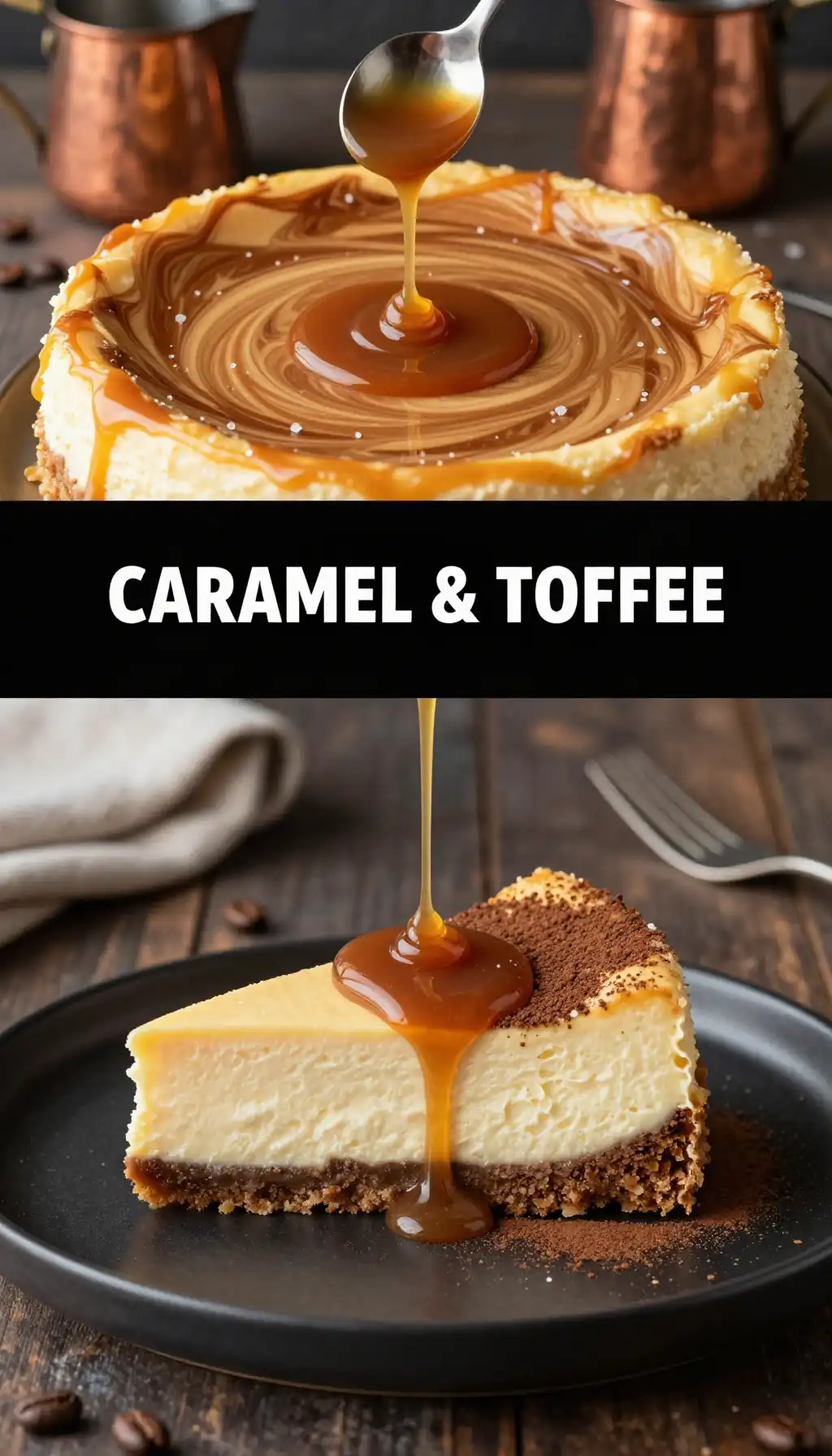 Salted Caramel Macchiato Cheesecake