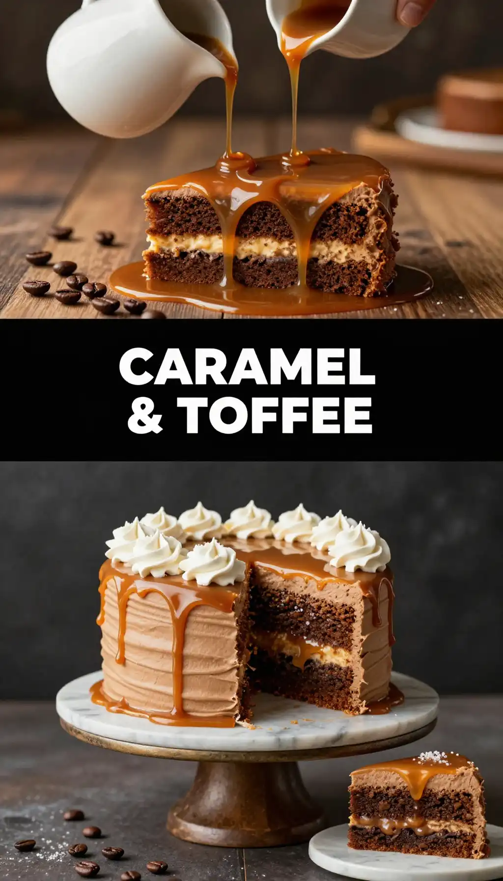 Salted Caramel Macchiato Layer Cake