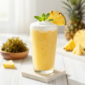 Sea Moss Pineapple Smoothie for Immunity Boosting