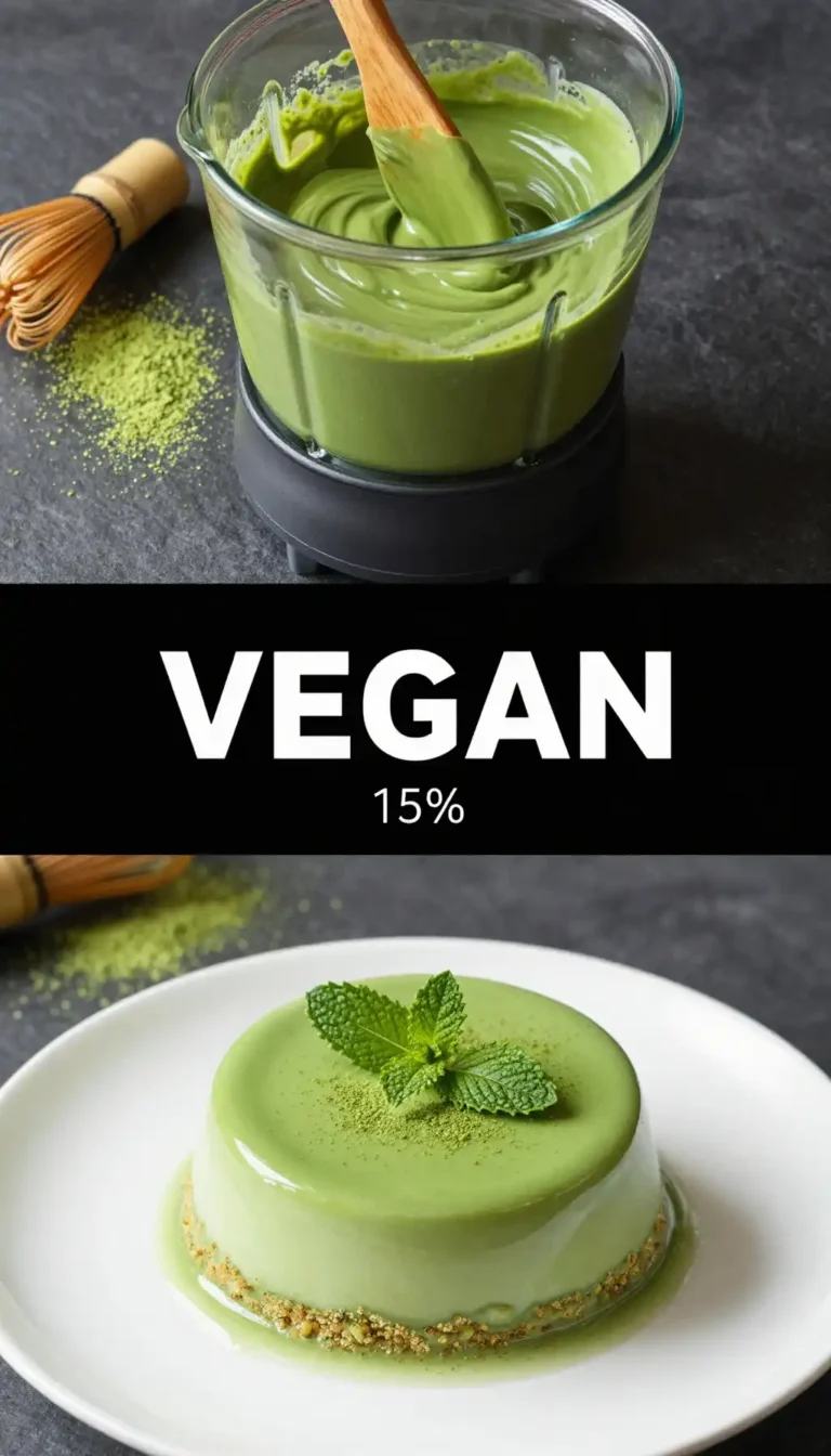 Silken Tofu And Matcha Green Tea Cake