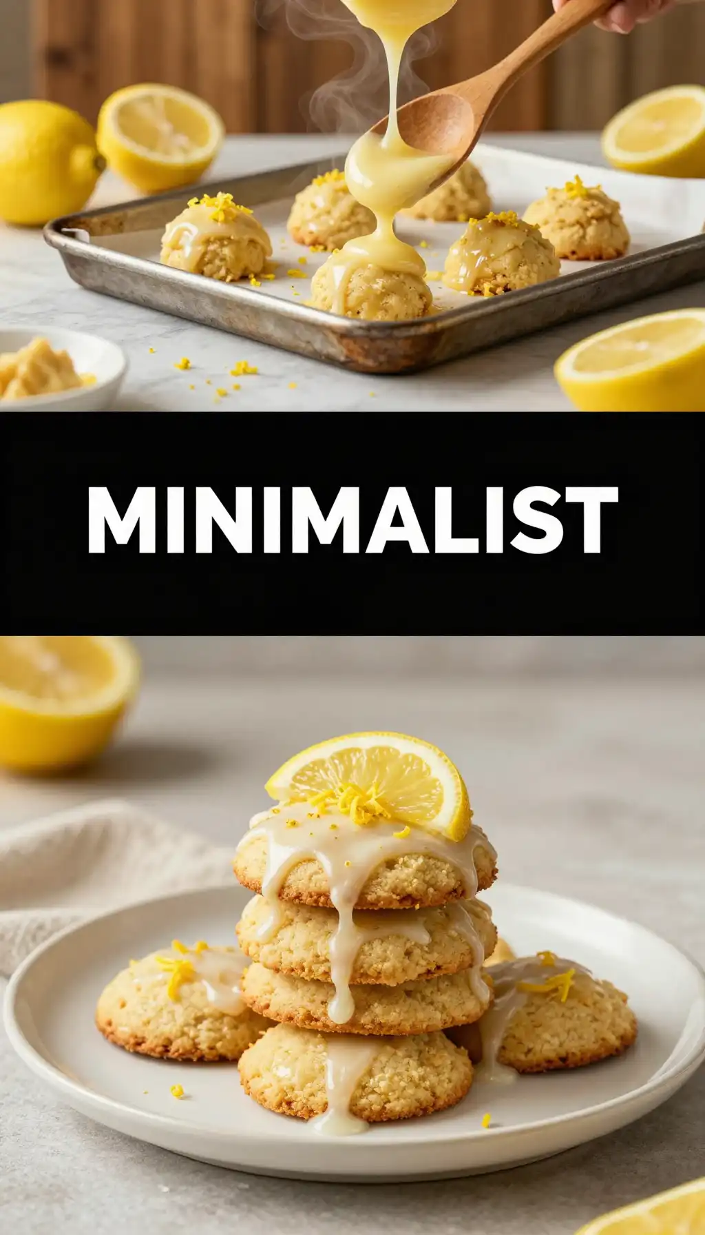 Simple Lemon Drop Cookies pinterest pin