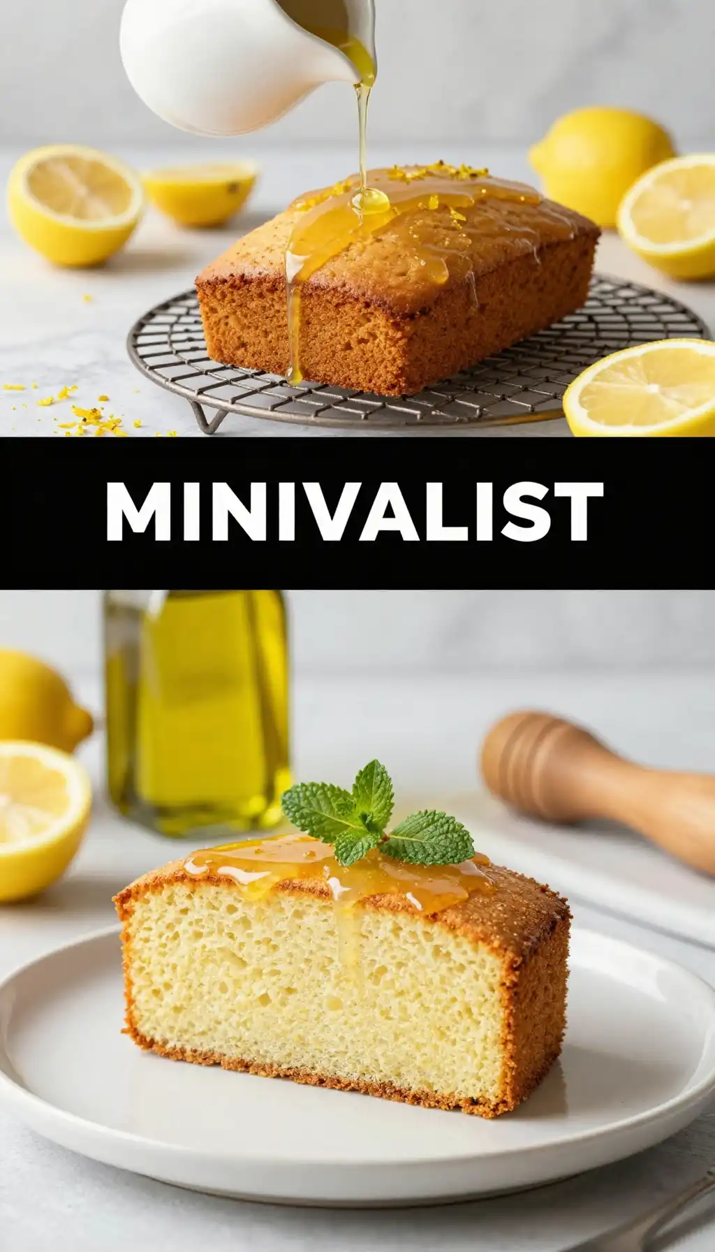 Simple Lemon Zest Olive Oil Cake