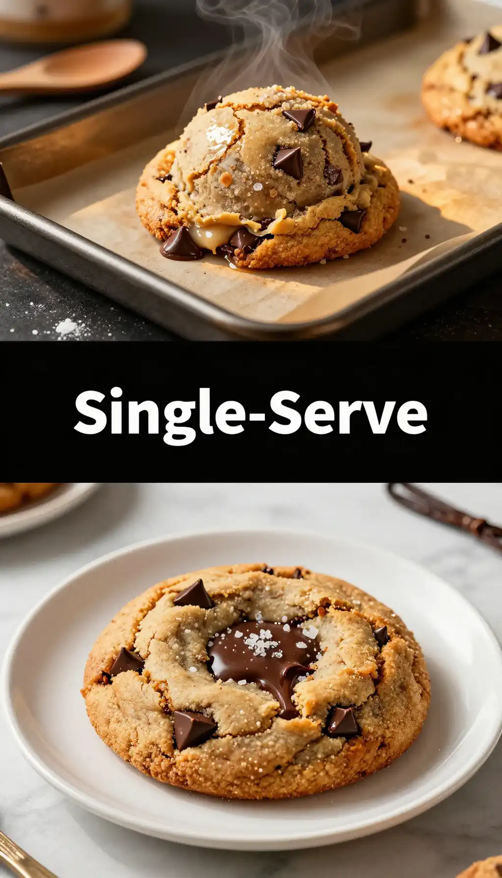 Single-Serve Chocolate Chip Cookie