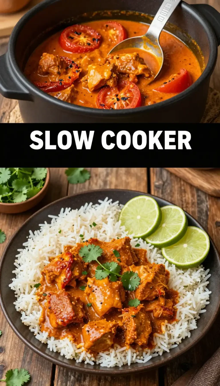 Slow Cooker Butter Chicken Curry with Tomatoes