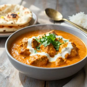Slow Cooker Butter Chicken Curry with Tomatoes