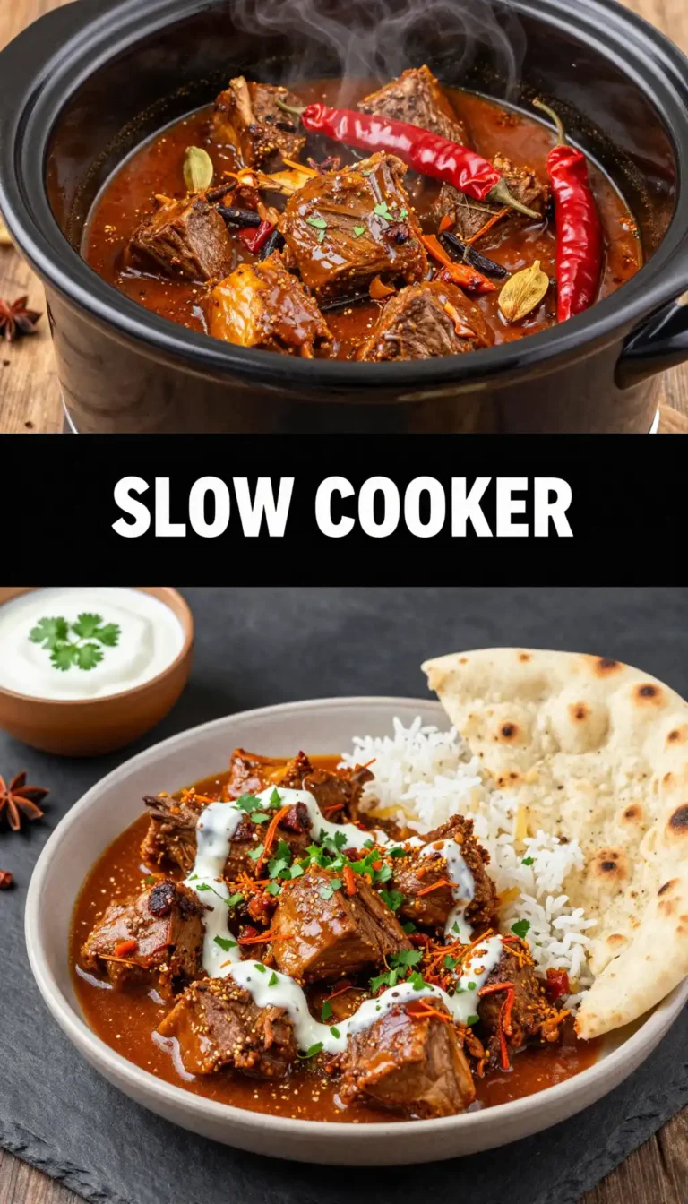 Slow Cooker Lamb Rogan Josh with Kashmiri Spices