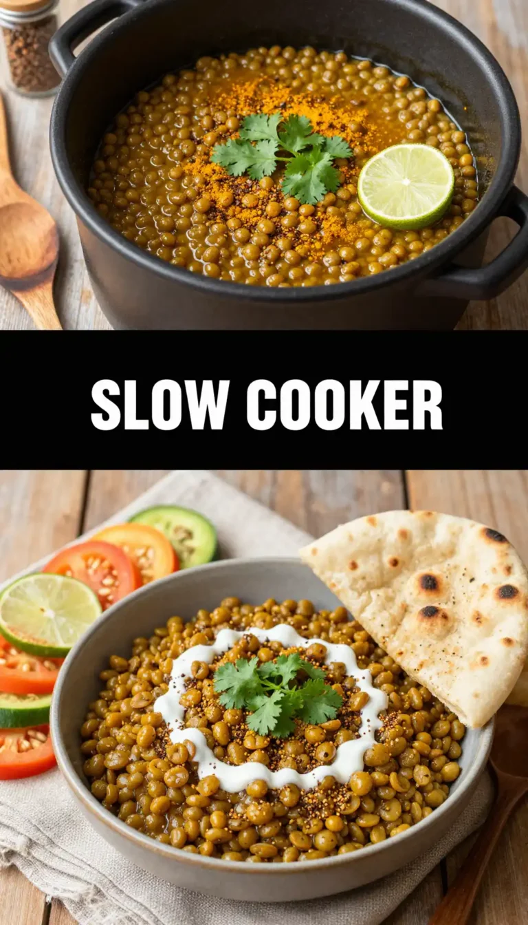Slow Cooker Lentil Dal with Cumin and Turmeric