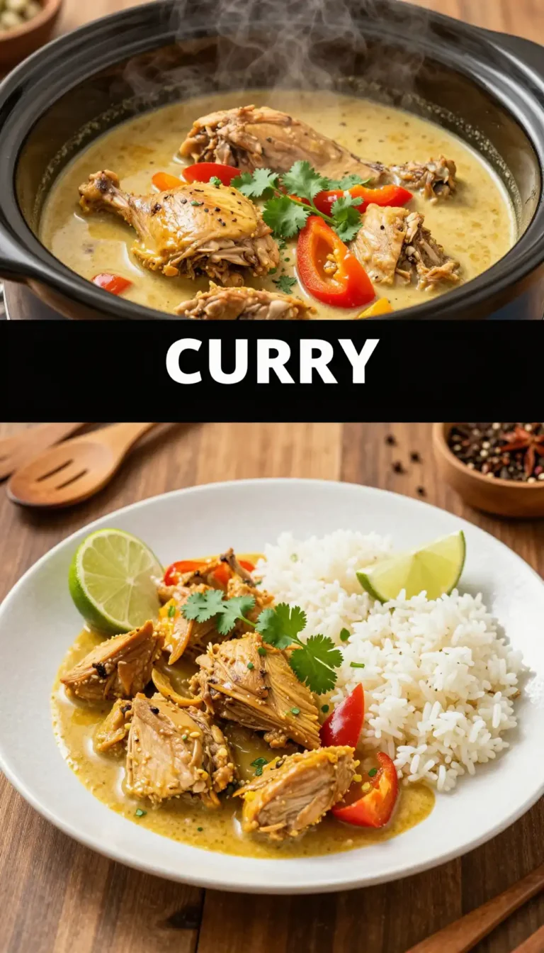 Slow Cooker Turkey Curry with Coconut Milk
