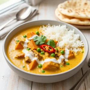 Slow Cooker Turkey Curry with Coconut Milk