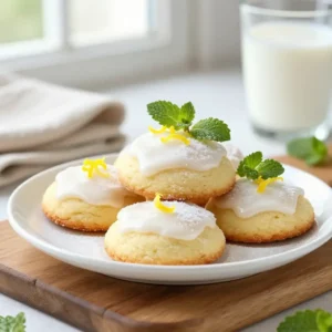 Easiest Creamy Ricotta Cookies with Lemon Glaze