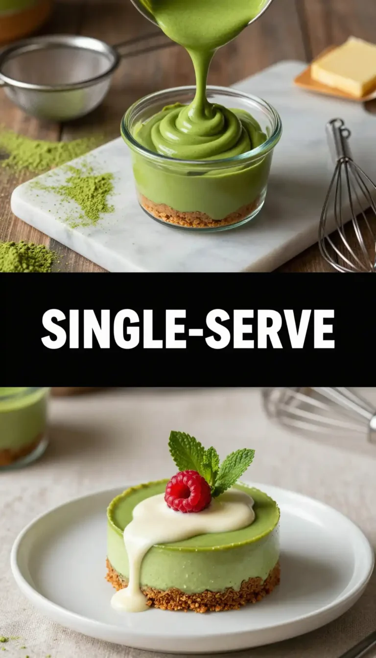 Solo Matcha And White Chocolate Cheesecake