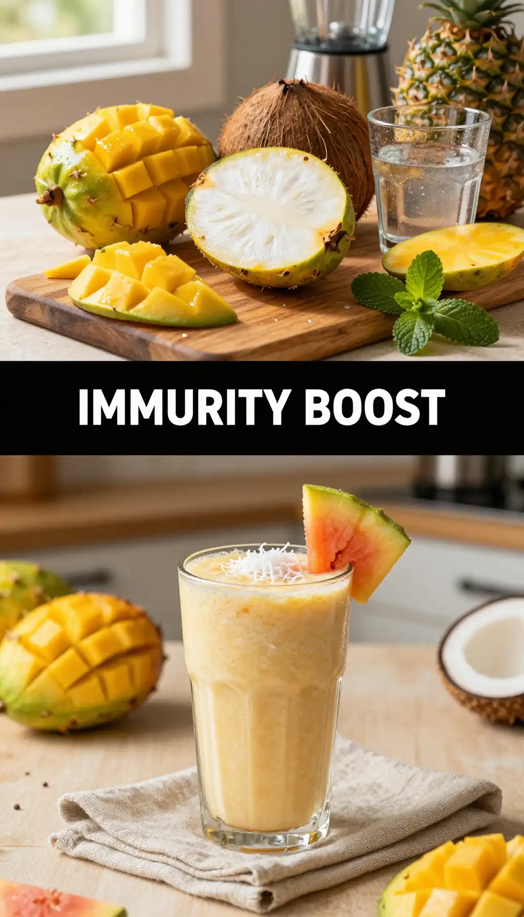 Soursop Coconut Smoothie for Tropical Immune Support