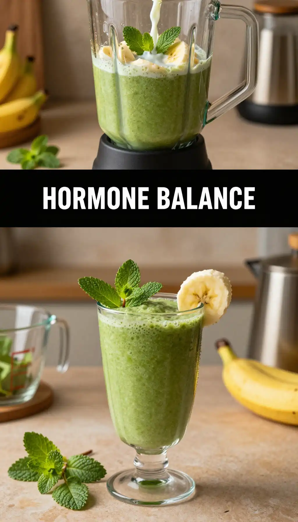 Spearmint Hormone Balance Smoothie for Women