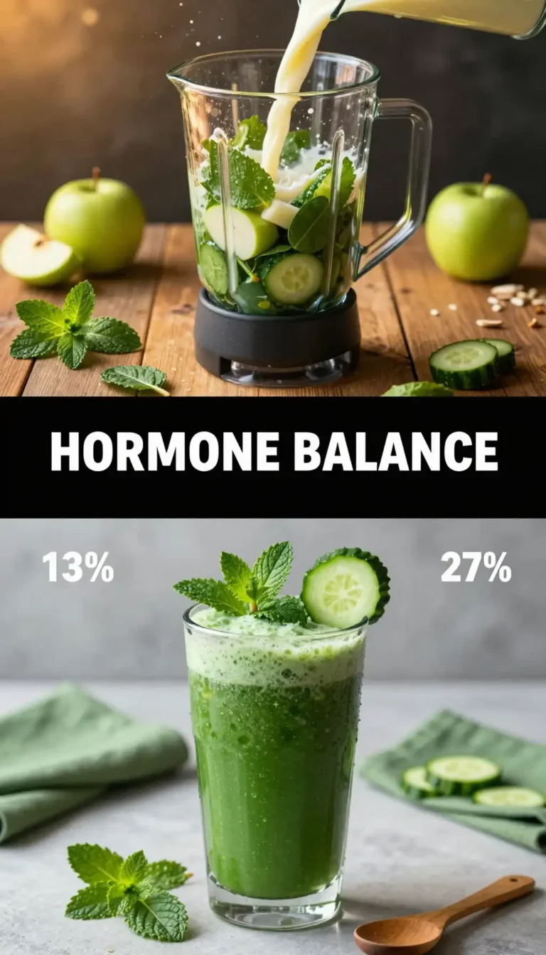 Spearmint Leaf Smoothie for Hormone Balance