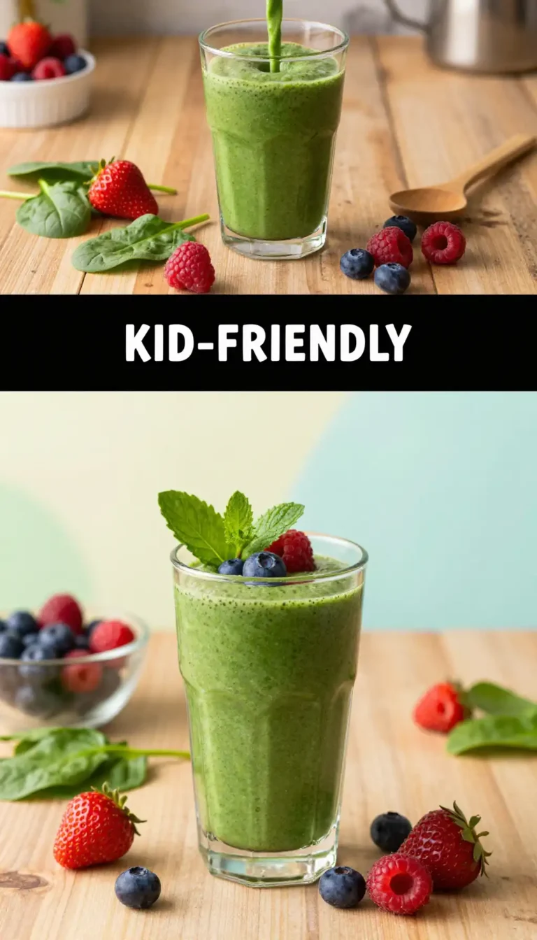 Spinach Berry Smoothie for Picky Kids