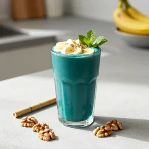 Immune-Boosting Spirulina Banana Smoothie for Energy
