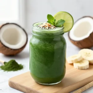Spirulina Coconut Smoothie: Your Ultimate Energy Boost