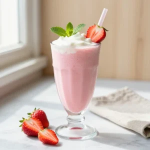 Gut-Healing Strawberry Kefir Smoothie for Radiant Skin