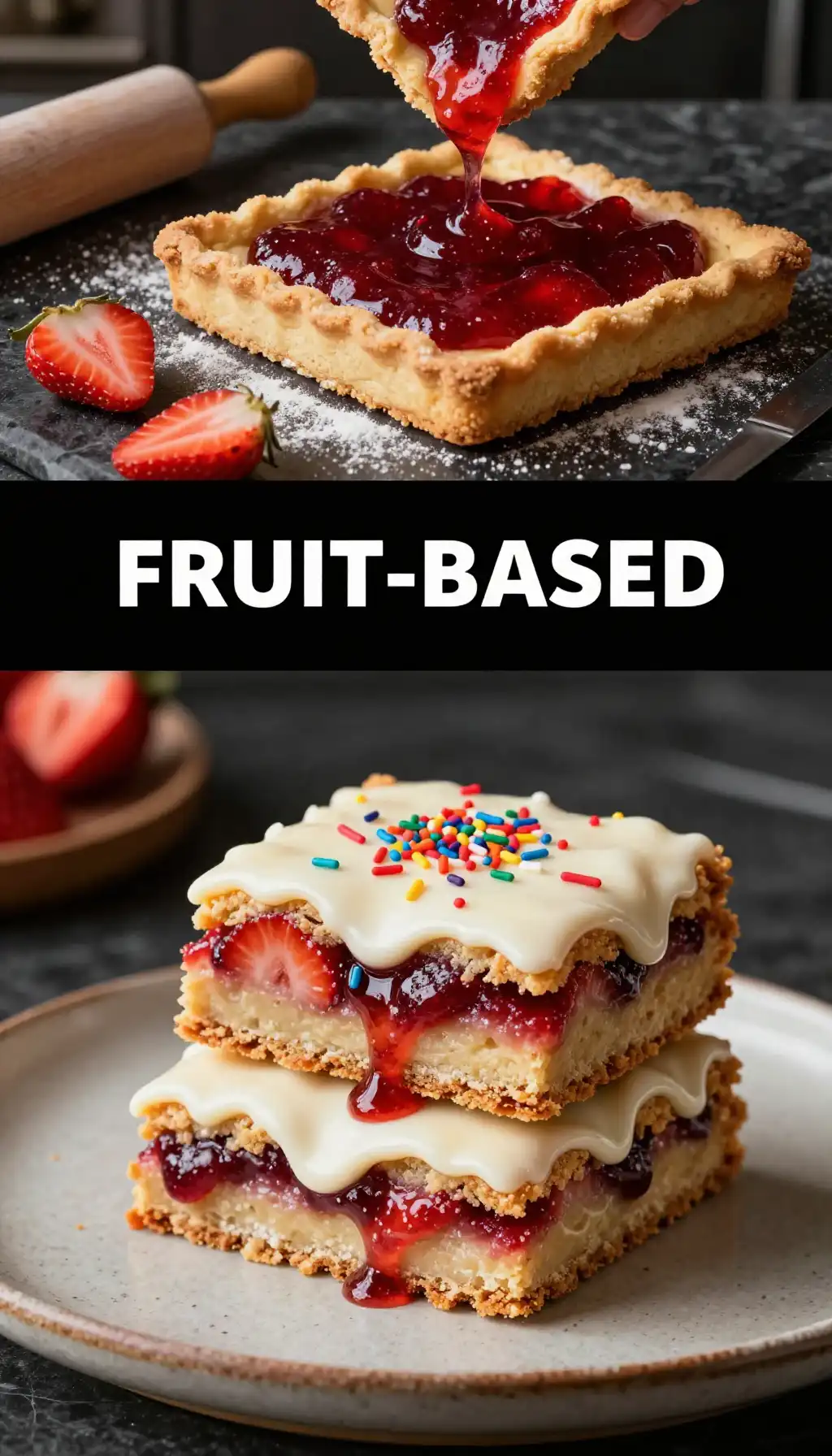 Strawberry Pop-Tart Style Bars