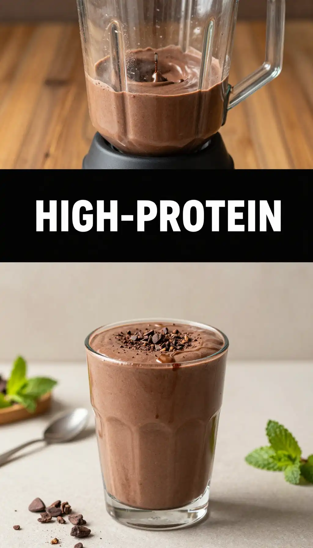Tahini Chocolate Smoothie for Calcium Rich Treat