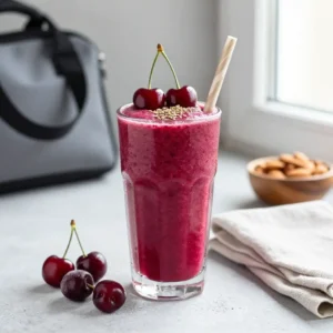 Tart Cherry Recovery Smoothie for Athletes | Post-Workout