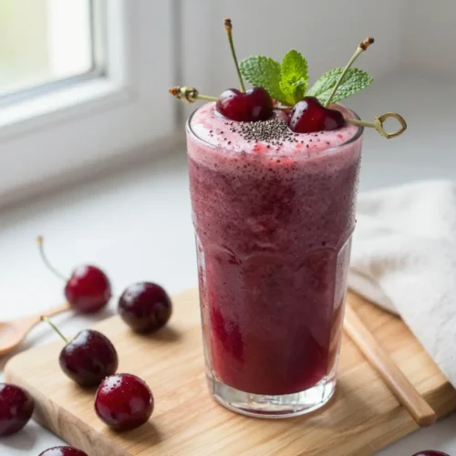 Tart Cherry Smoothie Recipe for Sleep & Relaxation