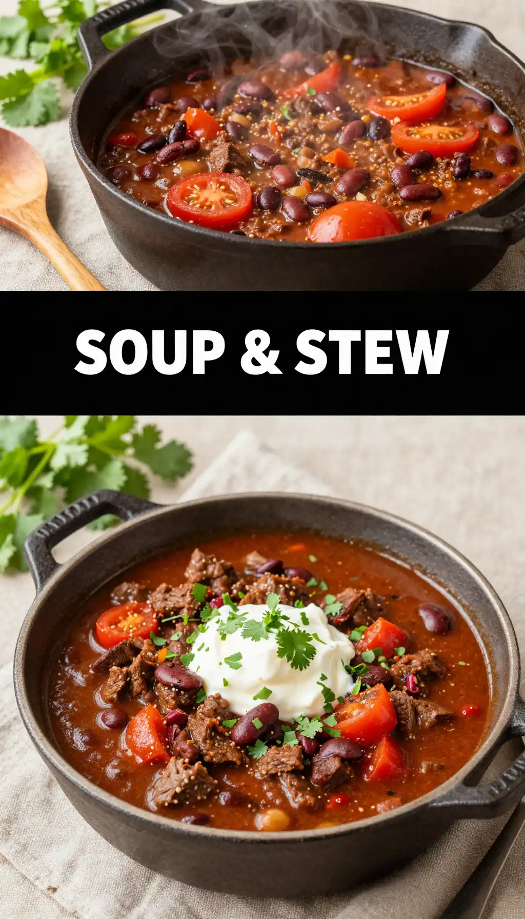 Texas Beef Chili with Kidney Beans and Tomatoes