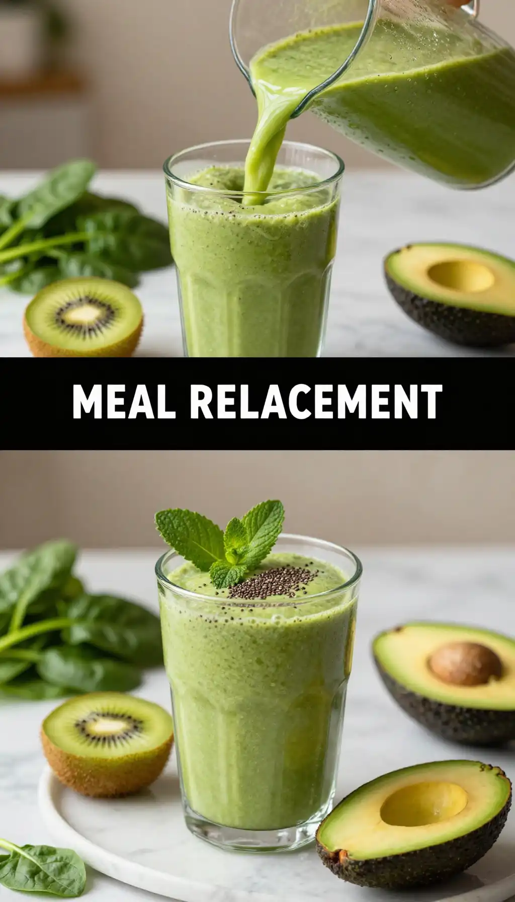 That Girl Morning Green Smoothie with Spinach and Pineapple