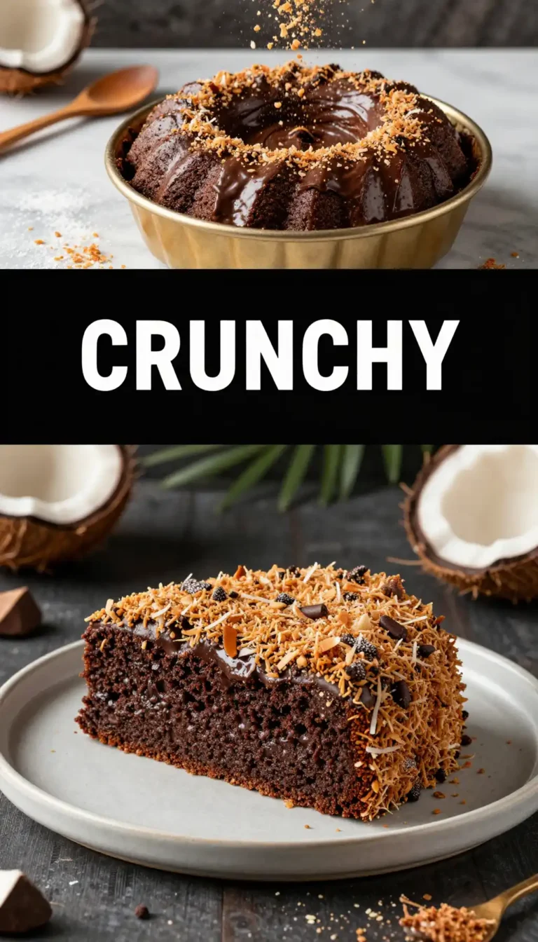 Toasted Coconut And Cacao Nib Cake