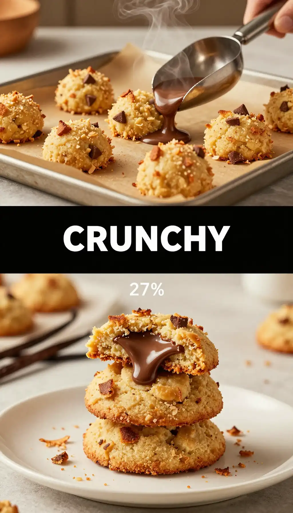 Toasted Coconut Crunch Cookies
