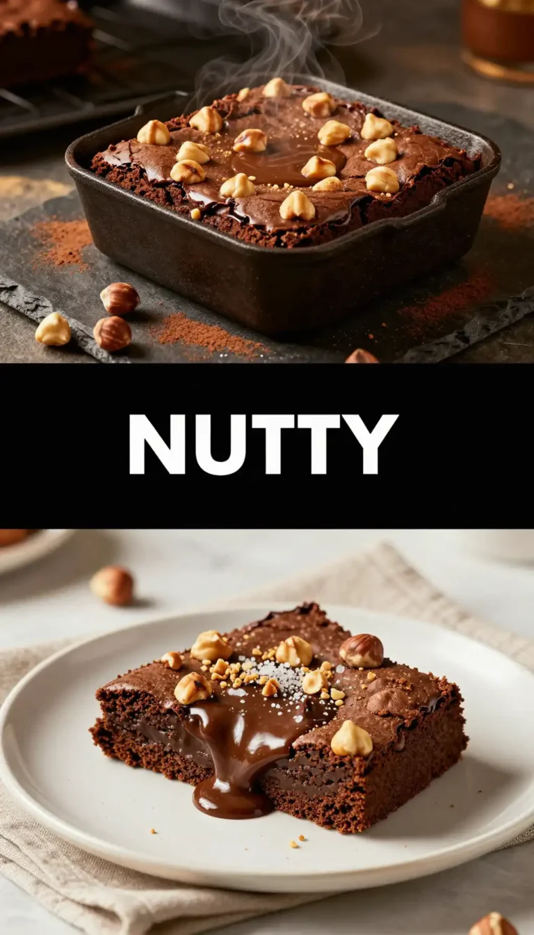 Toasted Hazelnut Brownies
