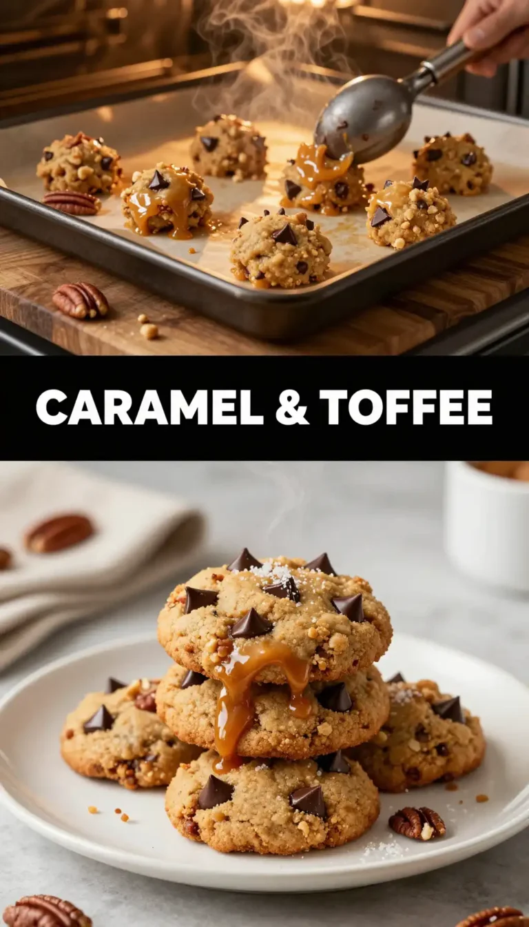 Toffee Pecan Chocolate Chip Cookies