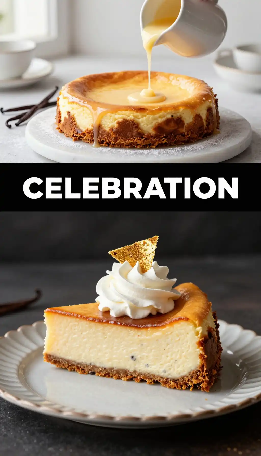 Towering Celebration Vanilla Cheesecake