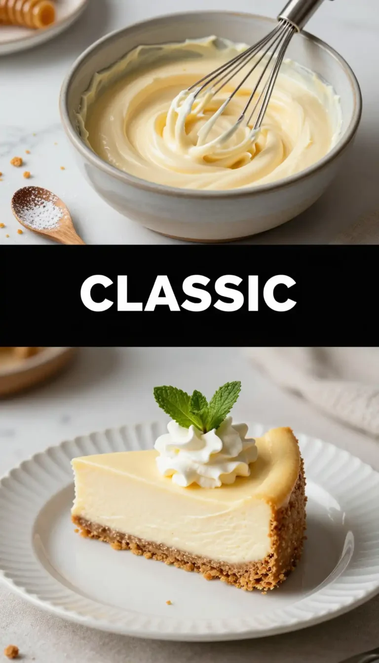 Traditional Graham Cracker Crust Cheesecake