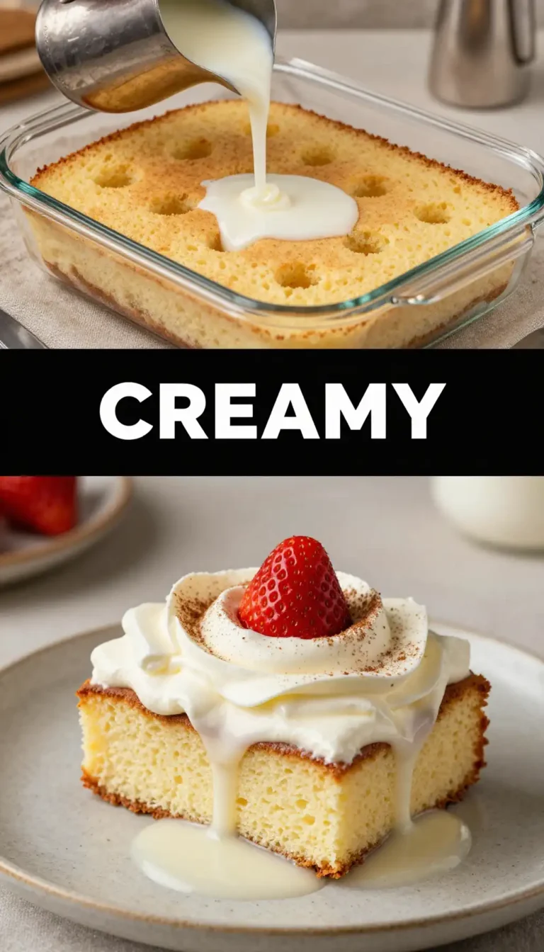 Tres Leches Vanilla Sponge Cake