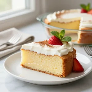 Easiest Tres Leches Vanilla Sponge Cake Recipe