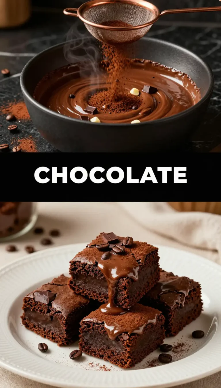 Triple Chocolate Espresso Brownies