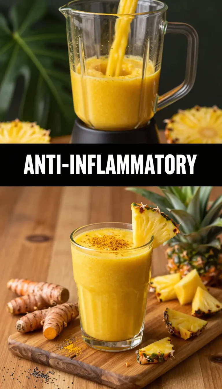 Turmeric Pineapple Smoothie for Joint Support