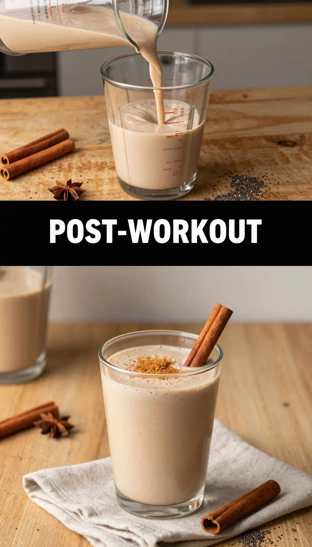 Vanilla Chai Protein Smoothie for Post-Workout