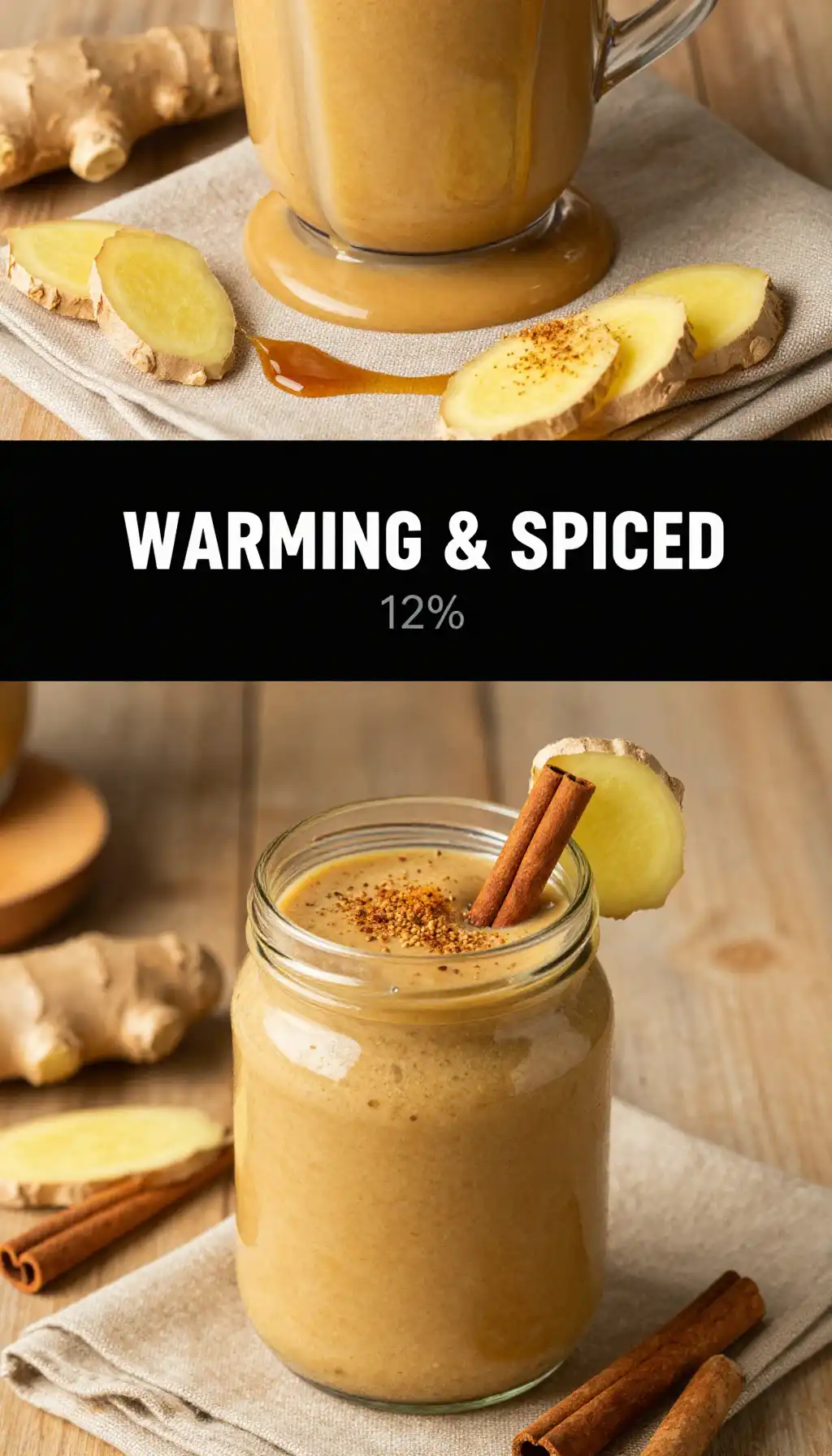 Warming Ginger Molasses Smoothie for Winter Mornings