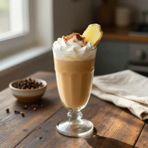 Warming Ginger Molasses Smoothie for Winter Mornings