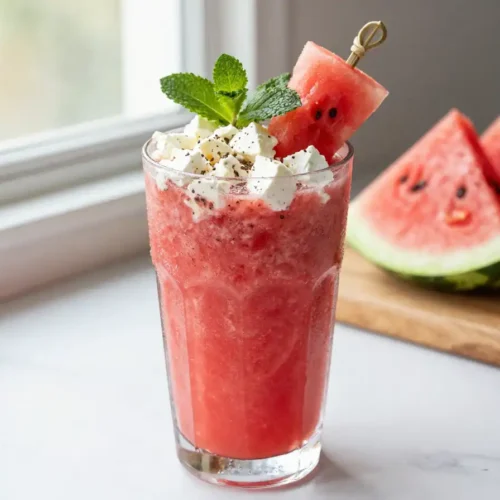 Refreshing Watermelon Feta Smoothie Recipe