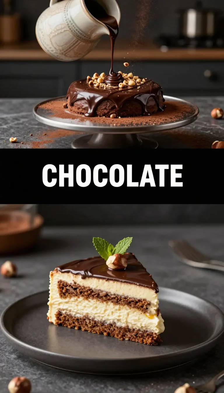 Whipped Chocolate Hazelnut Layer Cake