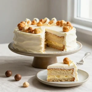 Gourmet White Chocolate Macadamia Cake Recipe